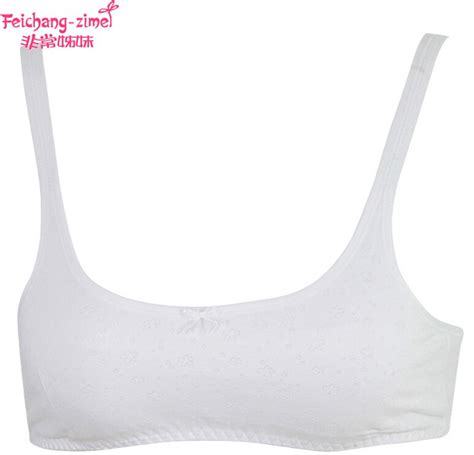 Free Shipping 2015 Fashion Sister Vest Design Cotton Training Bras For 9 To 12 Year Old