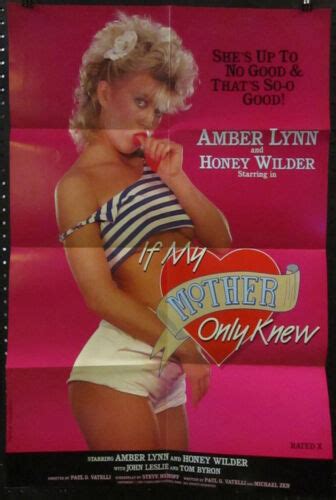 Poster If My Mother Only Knew Adult Classic Amber Lynn Honey Wilder Ebay