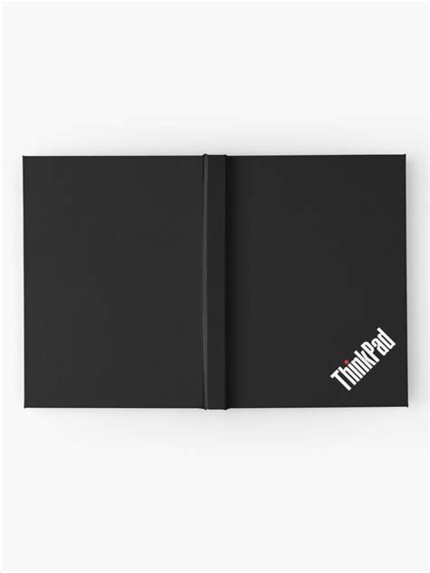 Thinkpad Logo White Slant Hardcover Journal By Rubidium Redbubble