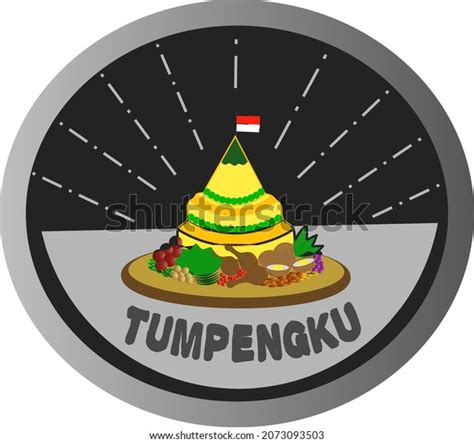 Tumpeng Rice Logo Tumpeng Rice Icon Stock Vector Royalty Free