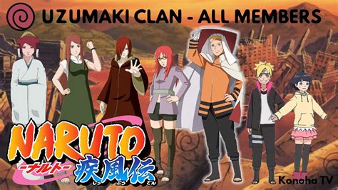 Naruto Shippuden Uzumaki Clan The Uzumaki Clan
