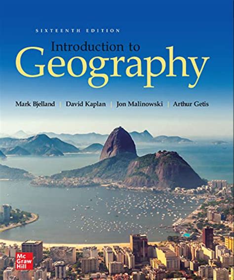 Introduction To Geography 16th Edition By Mark Bjelland Monster Bookstore