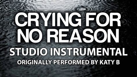 Crying For No Reason Cover Instrumental In The Style Of Katy B