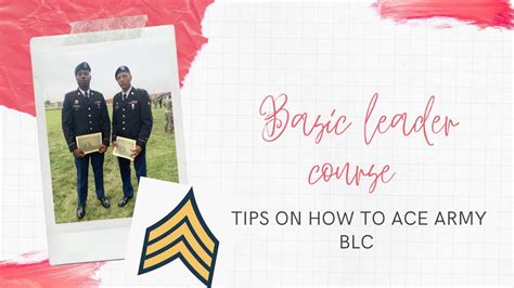 How To Excel At Army Basic Leader Course Blc Becoming A Nco In The