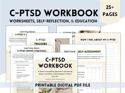 C-PTSD Workbook: C-PTSD Worksheets Trauma Therapy Complex - Etsy Australia