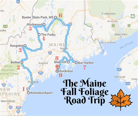 This Dreamy Road Trip Will Take You To The Best Fall Foliage In All Of Maine Fall Road Trip