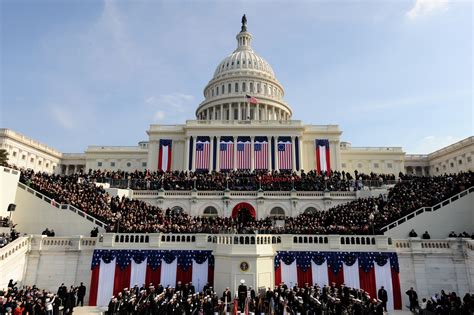 During ten inaugurations it rained, and seven had snow. From Obama to Trump: How the inaugurations looked in 2009 ...