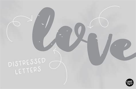 Lily A Bold Distressed Font By Blush Font Co Thehungryjpeg