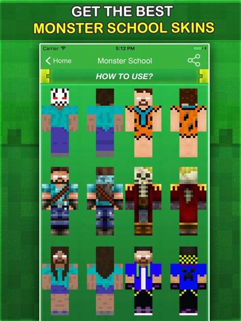 Give it a like, subscribe. Monster School & Herobrine Skins For Minecraft PE on the App Store | Monster school, Skins for ...