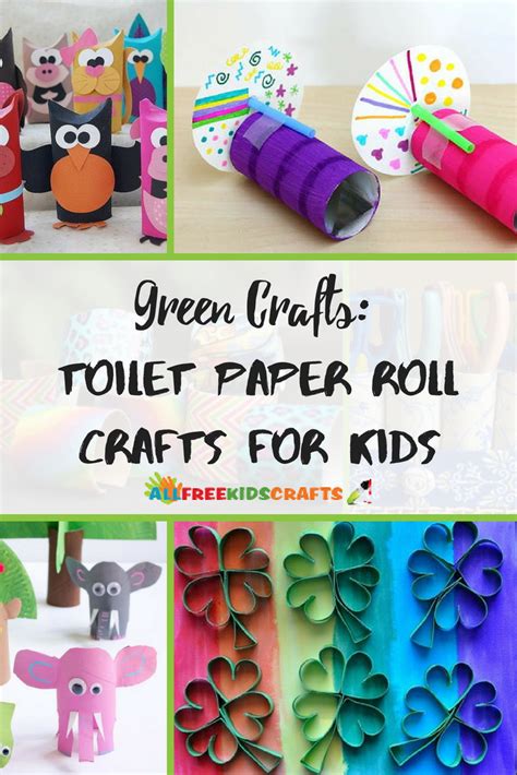 And, there are endless craft possibilities with it for kids. Green Crafts: 60+ Toilet Paper Roll Crafts for Kids ...