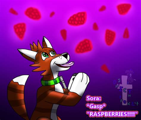 Sora And The Raining Raspberries By Sonicthefox24 On Deviantart