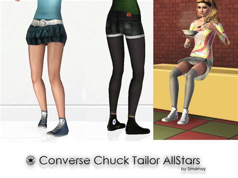The Sims Resource Converse Chuck Tailor Allstars
