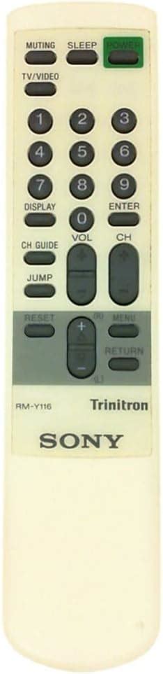 Sony Trinitron Remote Control Model Rm Y116 Black Pn 146696631 1