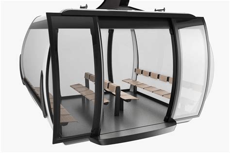 Cableway 3s Cabin Cwa Atria 3d Model By Madmix