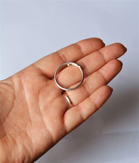 Sterling Silver Penis Ring Simple Adjustable Male Glans Ring Etsy