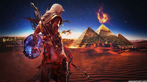 Video Game Assassins Creed Origins 4k Ultra Hd Wallpaper By Syanart