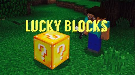 Minecraft Add Ons Lucky Blocks Youtube