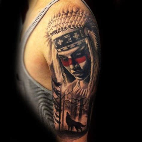 Native American Tattoos Sleeve Tattoo Designs