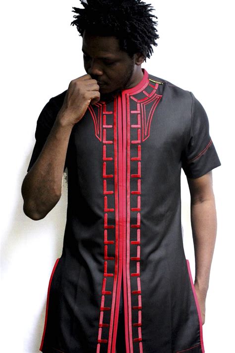 Traditional African Men Dress With Embroidery Kipfashion African