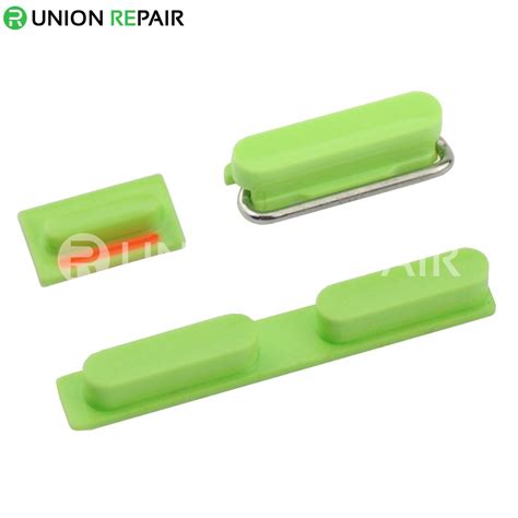 Replacement For Iphone 5c Side Buttons Green