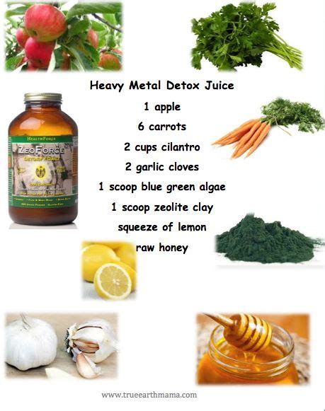 Heavy Metals Detox Juice Detox Juice Recipes Detox Juice Metal Detox