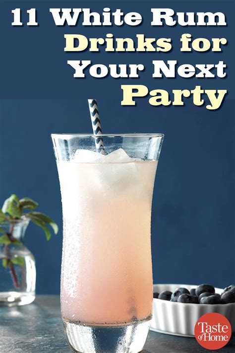 Garnish each mug with a fresh hibiscus. 11 White Rum Drinks for Your Next Party (With images ...