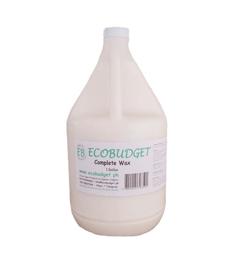 Ecobudget Corp Ecobudget Complete Wax Gallon