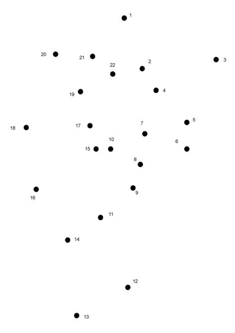 Medium Connect The Dots Printable