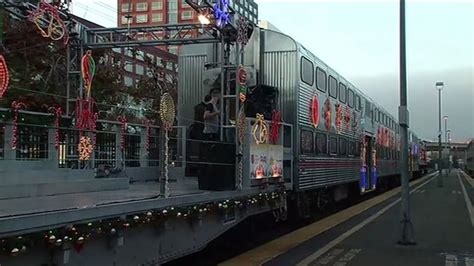Holidays Kick Off With Caltrain Holiday Train In San Francisco Abc7