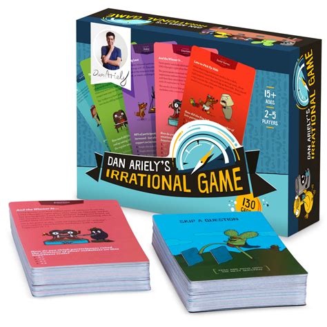 Dan Arielys Extra Irrational Game Limited Edition Question Cards Teaching Psychology Games