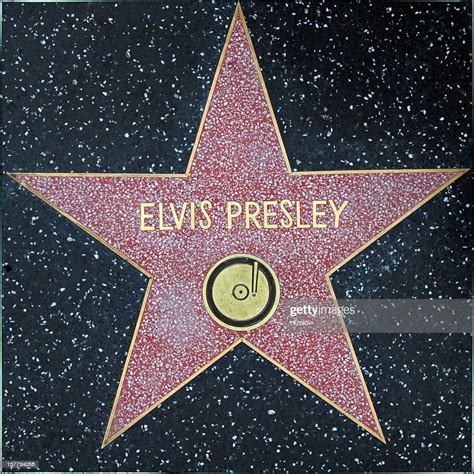 Walk Of Fame De Hollywood Starelvis Presley Photo Getty Images