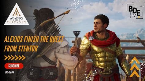 Alexios Finish The Quest From Stentor Assassin Creed Odyssey Youtube