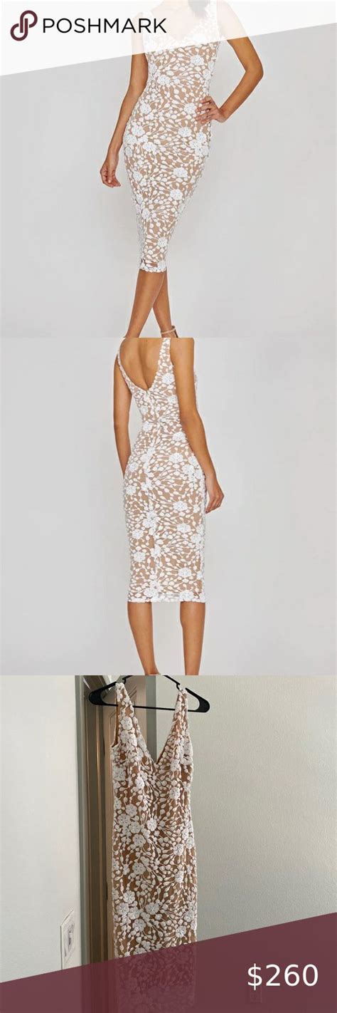 Sm Nyla White Dress By Nadine Merabi In 2022 Dresses Backless Dress