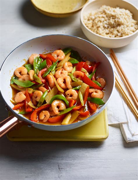 This quick and easy recipe for bok choy stir fry goes nicely with any meat. Sizzling garlic prawn stir-fry recipe | Sainsbury's Magazine