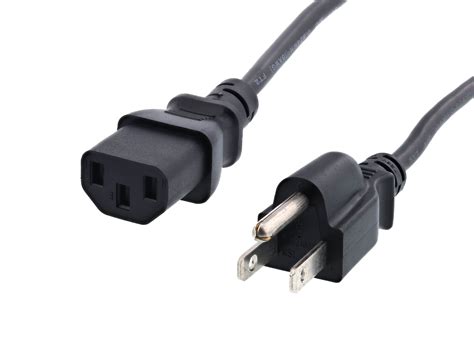 3 Ft Power Cord C13 Standard System Computer Cable Store