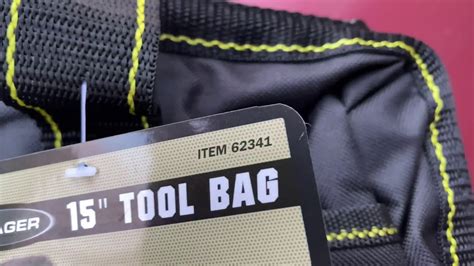 Harbor Freight Tool Bag Review Youtube