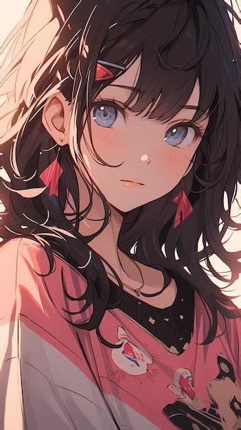 Premium Ai Image Beautiful Anime Girl Illustration