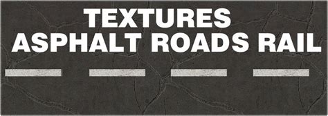 Sketchup Texture Textures Asphalt Roads Rails