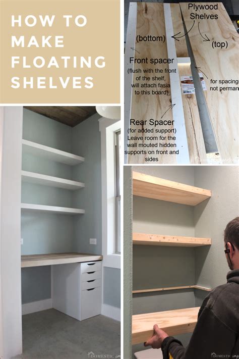 What size are plywood panels? How to Build Thick Floating Shelves from Plywood ...