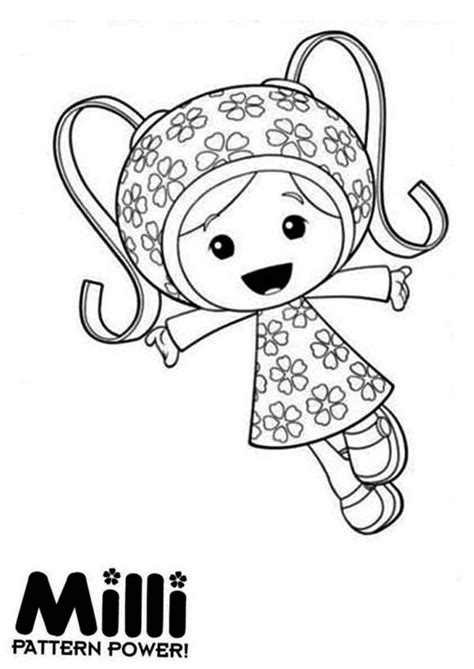 Every day is a good day to color. Milli And Her Pattern Power In Team Umizoomi Coloring Page ...