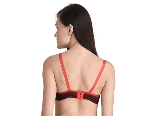 Buy Miss Tiffany Cotton Push Up Bra Red Online At Best Prices In