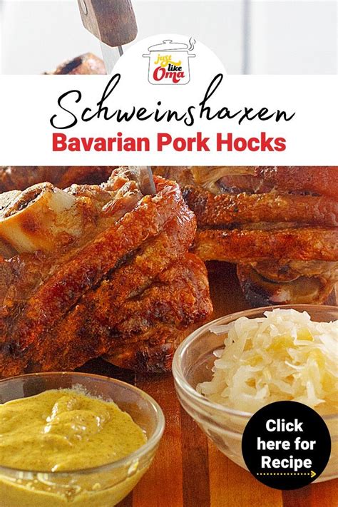 Oma S Recipe Crispy Skinned Bavarian Schweinshaxe Roasted Pork Hock