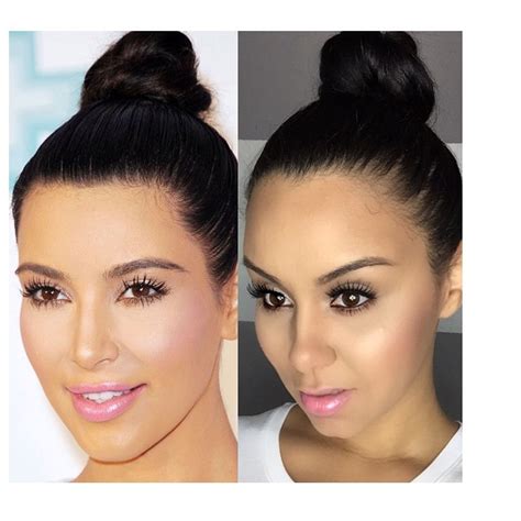 Le Teint Frais De Kim Kardashian Incroyable Elles Se Transforment En Kim Kardashian Elle