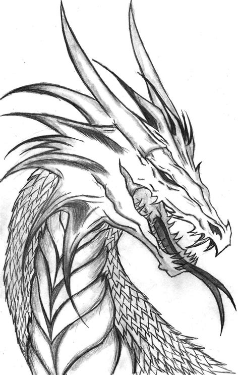 Coloriage Dragon Feu