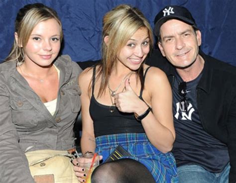 Charlie Sheen Bree Olson And Natalie Kenly From The Big Picture Todays
