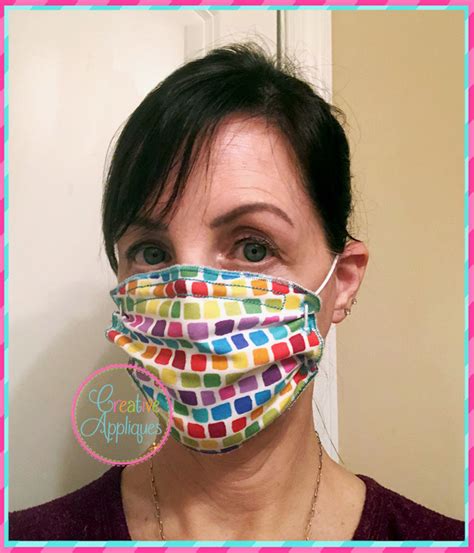 Free In The Hoop Breathing Face Mask Products Swak Embroidery