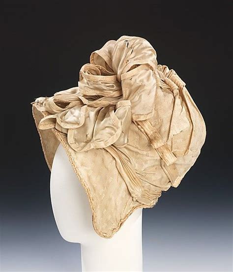 Subdued And Attractive Bonnet Met Museum 1810 Threading Through