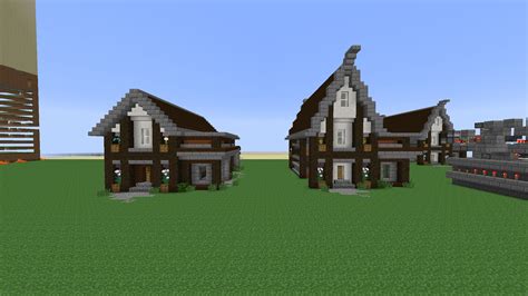 Which Roof Style Fits This Blacksmith Best Please Critique Rminecraft