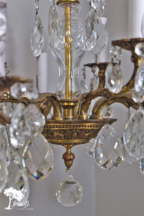 Update a vintage chandelier with these 5 simple DIY tips | Vintage