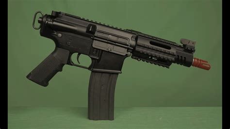 Ics Full Metal M4 Assault Pistol Cqb Airsoft Aeg Rifle Unboxing